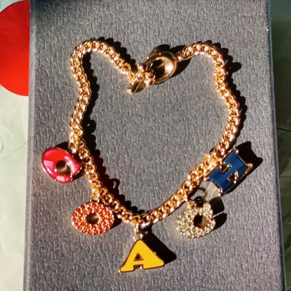 Coach Pave Charm Bracelet!!! 2nd pic is NMP not my pic - Picture 3 of 3